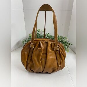 Chic Brown vintage Leather Shoulder Bag